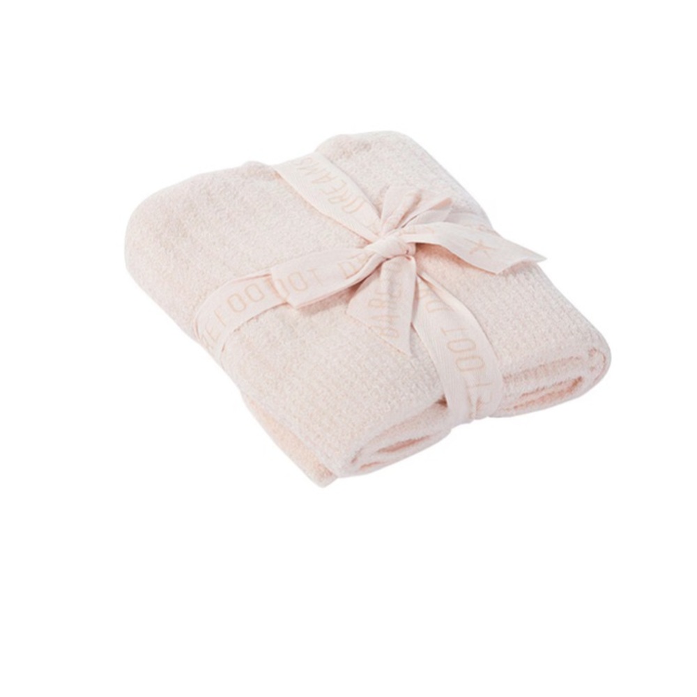 NWOT Barefoot Dreams Pink Baby Blanket
